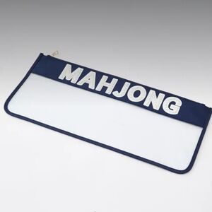 Navy and White Mahjong Bag